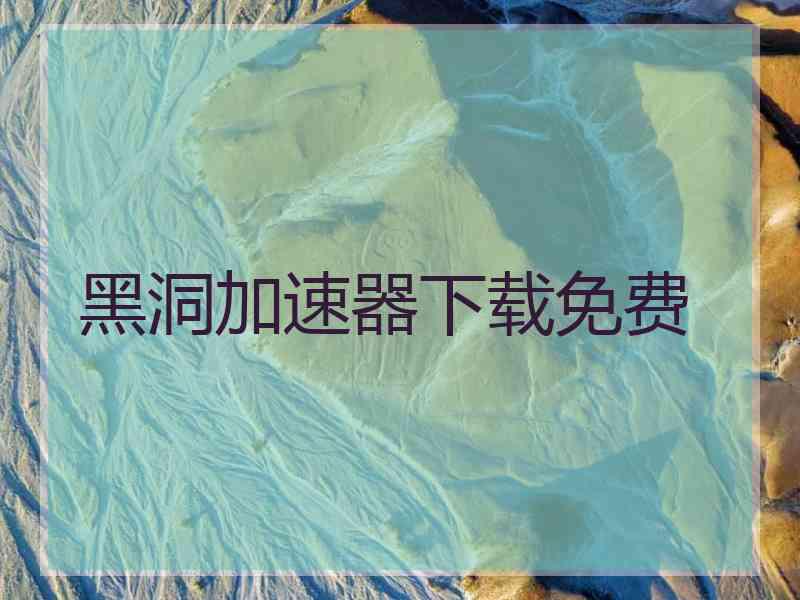 黑洞加速器下载免费