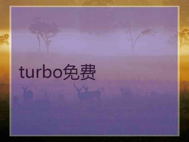 turbo免费