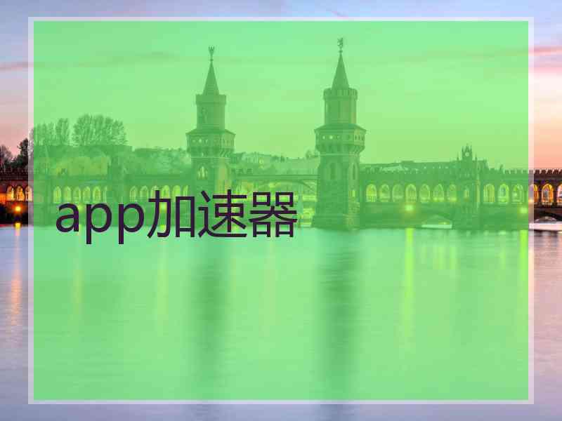 app加速器